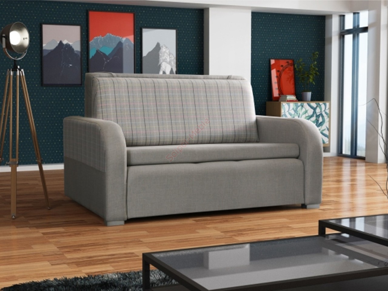 Sofa rozkładana SAMANTA 233 cm z funkcją spania do salonu.