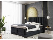 Łóżko kontynentalne VEROS 140x200 cm, z podnoszonym elektrycznie materacem