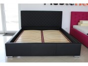 Łóżko tapicerowane NEVADA pod materac 160 x 200 z pojemnikiem na pościel