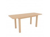 Stół rozkładany ST 22, 130x70+50 cm, Fornir